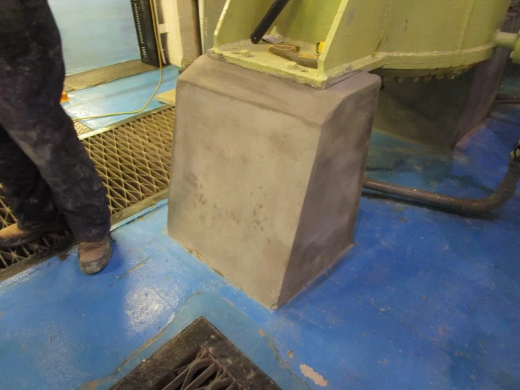 Plinth with Carbon Fibre Wrapping