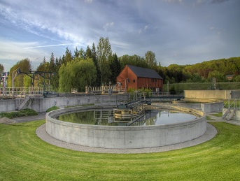 Wastewater treatment plant for potential Polyurea application